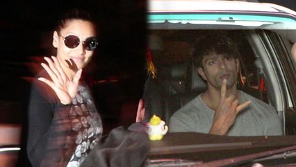Bipasha Basu And Karan Singh Grover Snapped Outside A Salon