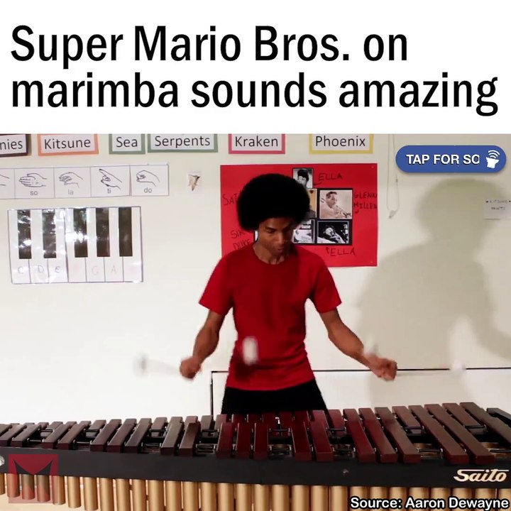 Cool Super Mario Bros on Marimba