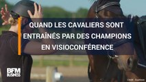 Quand les cavaliers sont entraînés par des champions en visioconférence