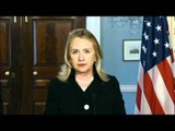 RAW: U.S. Secretary of State Clinton: Sanctions against Iran will remain in place