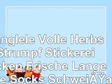 Wanglele Volle Herbst Strumpf Stickerei Socken Frische Lange Tube Socks