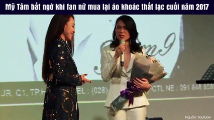 Mỹ Tâm bất ngờ khi fan nữ mua lại áo khoác thất lạc cuối năm 2017