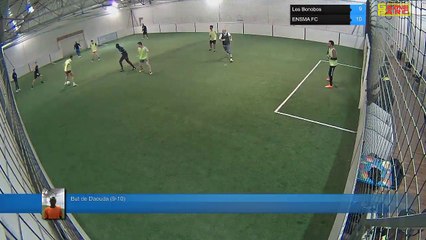 But de Daouda (9-10) - Les Bonobos Vs ENSMA FC  - 15/01/18 21:00 - LIGUE 1 - Poitiers Game Parc