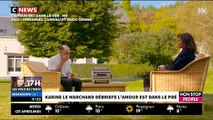 Karine Le Marchand les larmes aux yeux en revoyant un passage de 