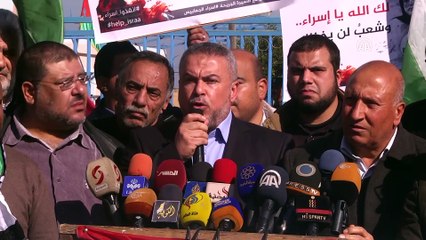 Filistinli tutuklu İsra Ceabis'e destek gösterisi - GAZZE