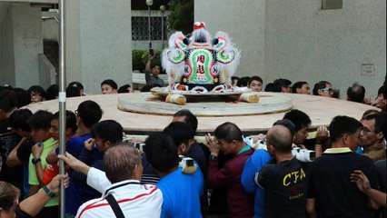 Human Mobile Stage 118A, Rehearsal of 20 Anniversary Hong Kong Return to China Ceremony. Chau Biu