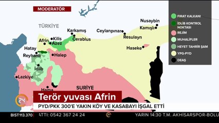 Terör yuvası Afrin