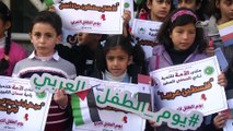 Gazzeli çocuklardan 'güvenli yaşam' isteği - GAZZE