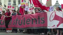 Thousands in Anti-government, Anti-austerity March in London
