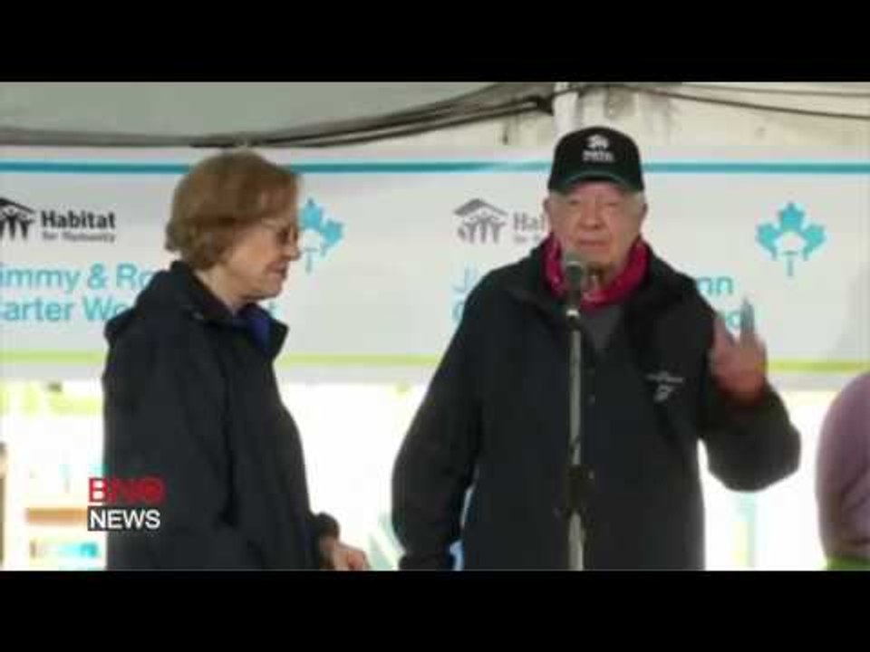 Former U.S. President Jimmy Carter Hospitalized for Dehydration