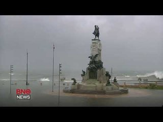 Cubans Wade, Boat Through Downtown Havana After Hurricane Irma