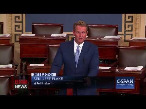 Republican U.S. Senator Jeff Flake Won't Run for Re-election