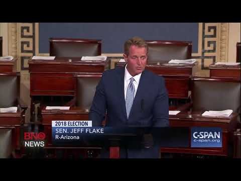 Republican Senator Jeff Flake: 'Mr. President, I Will not Be Complicit'