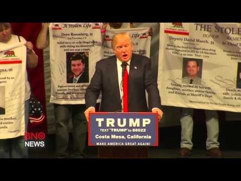 Anti-Trump protest turns violent in California