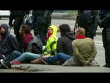 Clashes in Belgium amid anti-austerity protests