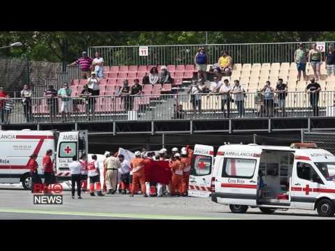 Spanish rider Luis Salom dies in crash at Catalunya Grand Prix