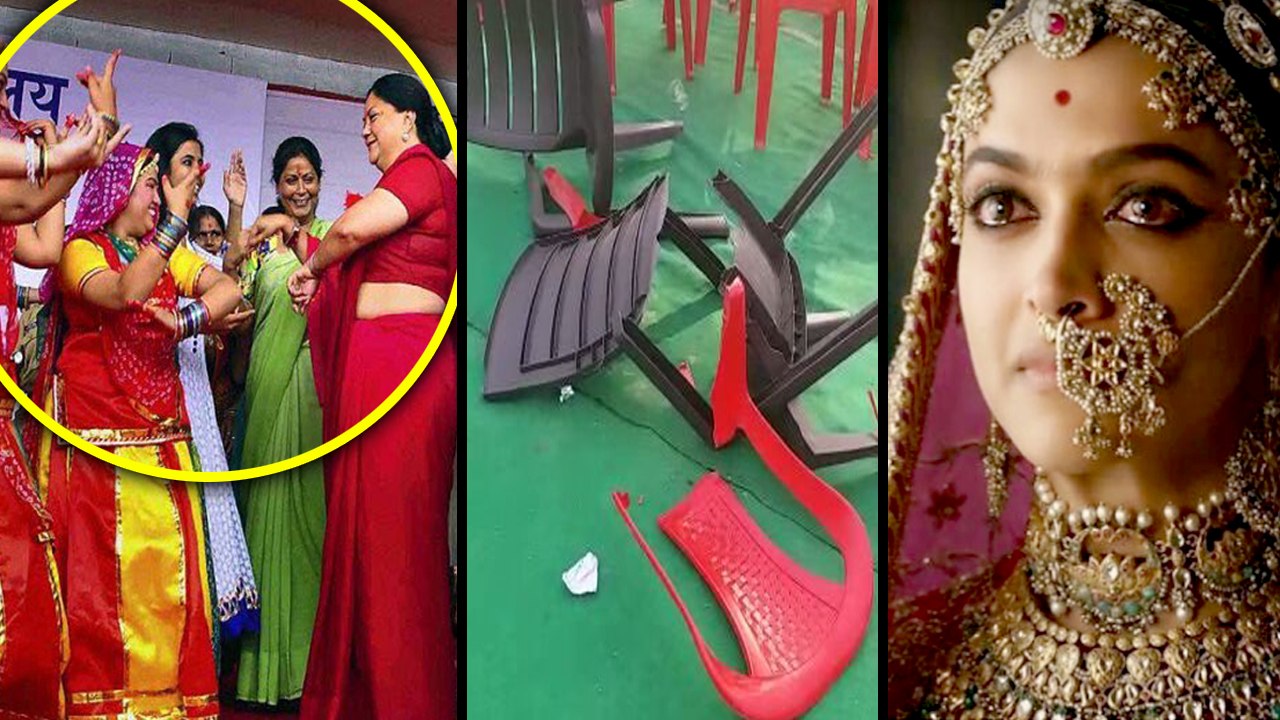 Padmaavat Controversy : School Students Attacked By Karni Sena | Ghoomar Dance