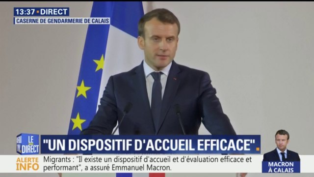 Accès des repas aux migrants par les associations : Nous allons le prendre à notre charge de manière organisée , annonce Macron à Calais
