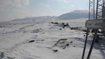Türkiye'nin En Yüksek Rakımlı Gölünde Karla Mücadele