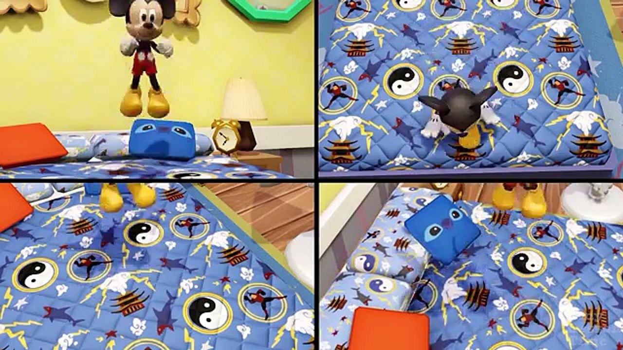 Mickey Mouse Disney Baby Finger Family Song and 5 Little Monkeys Nursery Rhymes Playlist Compilation