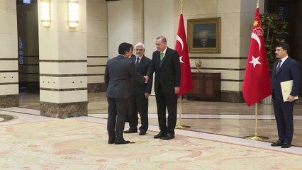 Cumhurbaşkanı Erdoğan, Afganistan Büyükelçisi Sayedjan'ı kabul etti - ANKARA