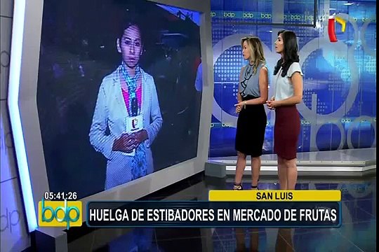 San Luis: estibadores inician huelga en Mercado Mayorista de Frutas