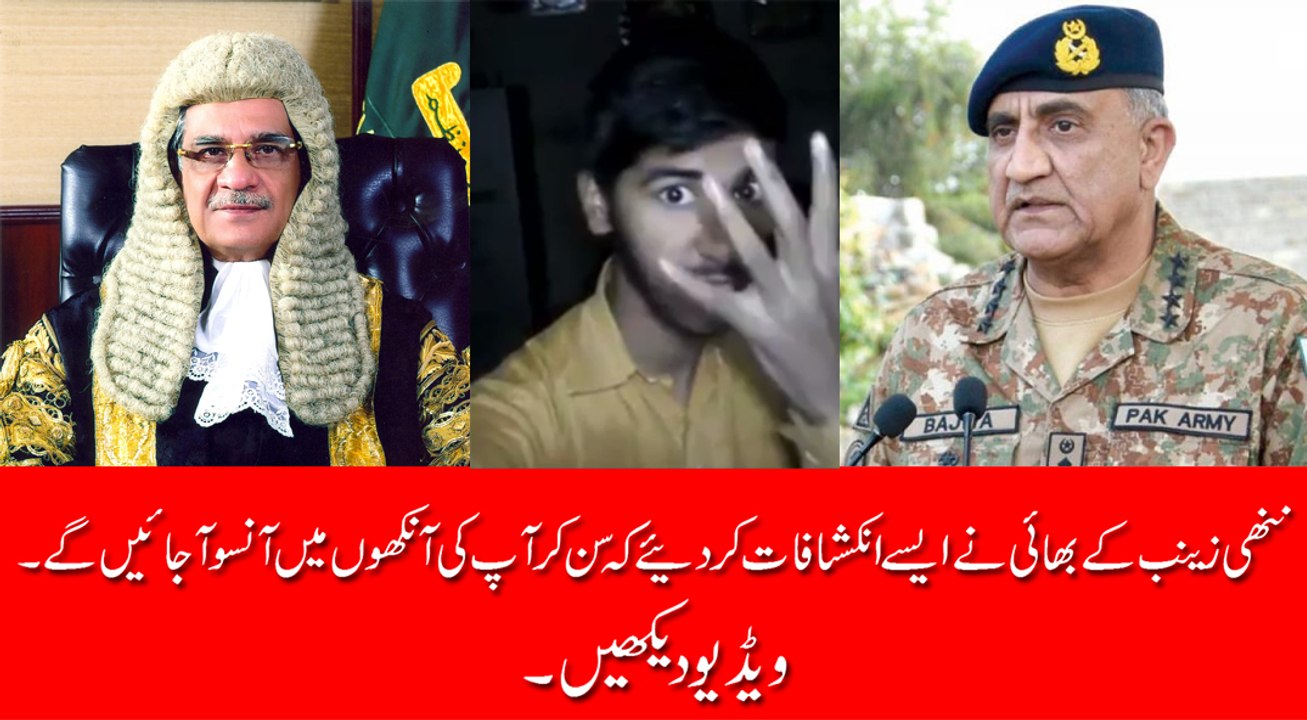 Zainab Brother Message for Pakistan