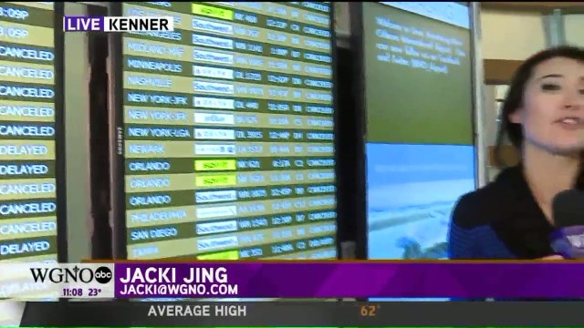 All Flights Canceled at Armstrong International Airport Due to Icy Conditions in New Orleans