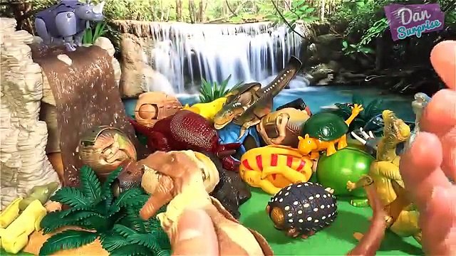 57 DINOSAUR TRANSFORMING EGGS TOYS for kids! Tyrannosaurus Rex Stegosaurus Triceratops Velociraptor