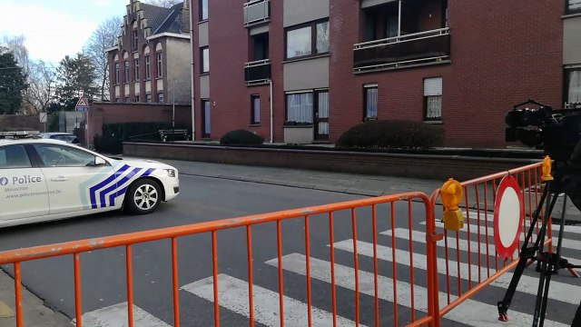 Reconstitution de l'assassinat d'Alfred Gadenne le 17 janvier 2018, à Luingne