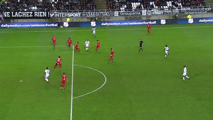 Résumé Amiens - Montpellier but Moussa Konate 1-1