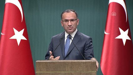 Bozdağ: '(ABD'nin YPG'ye silah yardımı) Türkiye sabrının son noktasına gelmiştir' - ANKARA