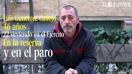 "Tras 22 años en la Guardia Real protegiendo al rey ahora no me contratan ni para camarero"