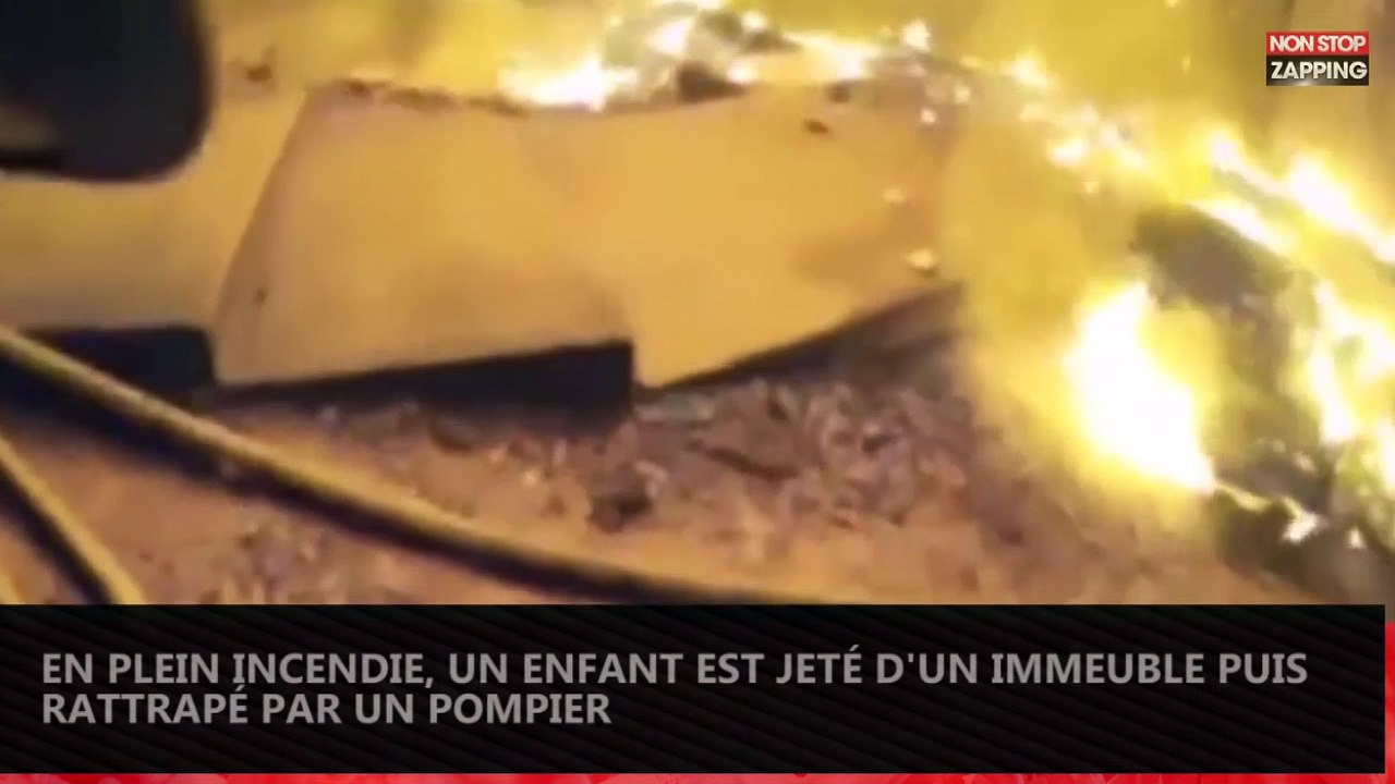 Etats-Unis : Lors d'un incendie, un enfant est jeté d'un immeuble puis rattrapé par un pompier (vidéo)
