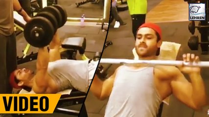 Shoaib Ibrahim's Intense Workout At Gym WATCH VIDEO