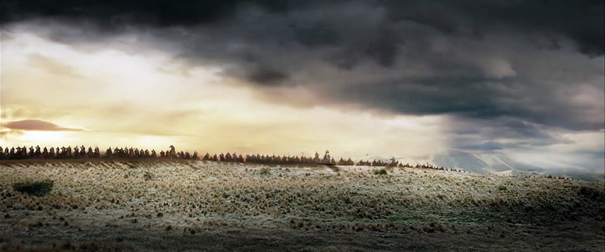 La charge des Rohirrim lors de la bataille des champs du Pelennor - Le Seigneur des Anneaux : Le Retour du Roi