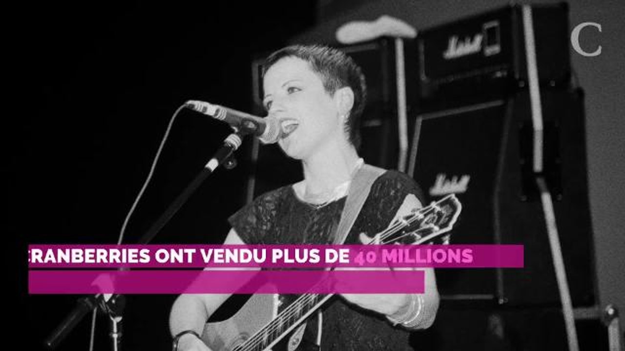Dolores O'Riordan,  la chanteuse des Cranberrie...
