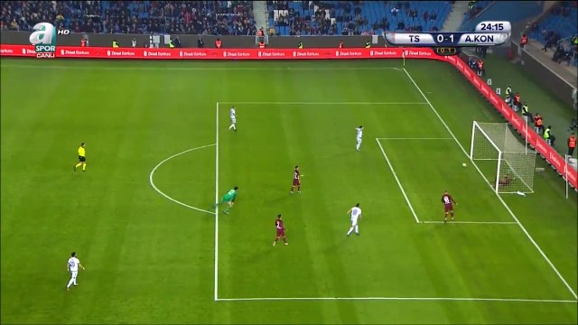 0-1 Ömer Ali Şahiner Goal Turkiye Kupasi Round of 16 - 16.01.2018 Trabzonspor 0-1 Konyaspor