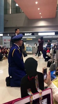 JANG KEUN SUK GIMPO AIRPORT ARRİVAL TO KANSAI AIRPORT JAPAN 16.01.2018