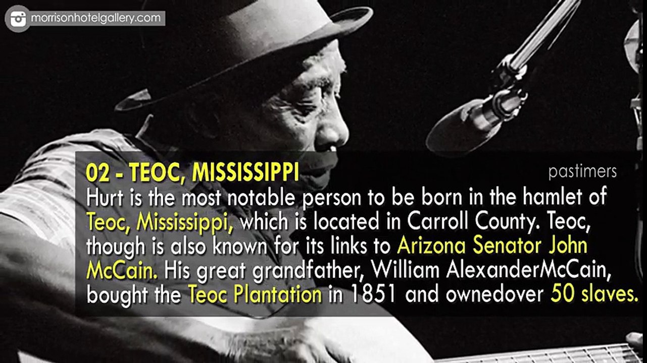 Unknown Interesting Facts About Mississippi John Hurt