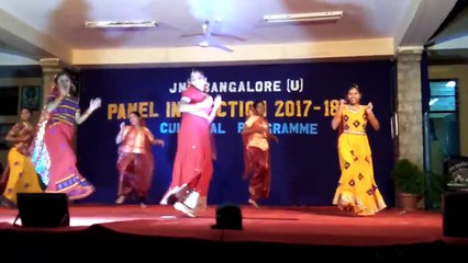 Folk dance performed by Navodayans