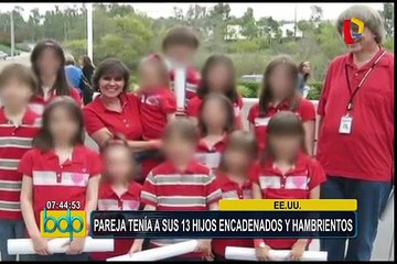 EEUU: detuvieron a una pareja por torturar a sus 13 hijos