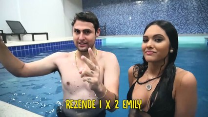 DESAFIO MAIS DIFÍCIL DA PISCINA COM EMILY !! [ REZENDE EVIL ]