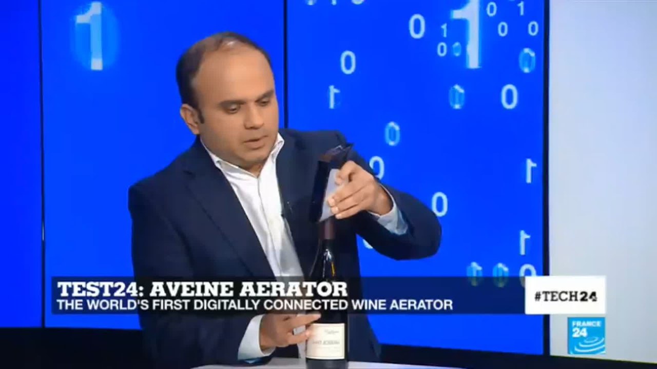 Test24: Aveine Aerator, the world''s first digitally connected wine areator