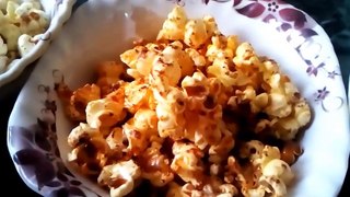 Flavored popcorn | How to make tomato flavoured popcorns | Popcorn recipes