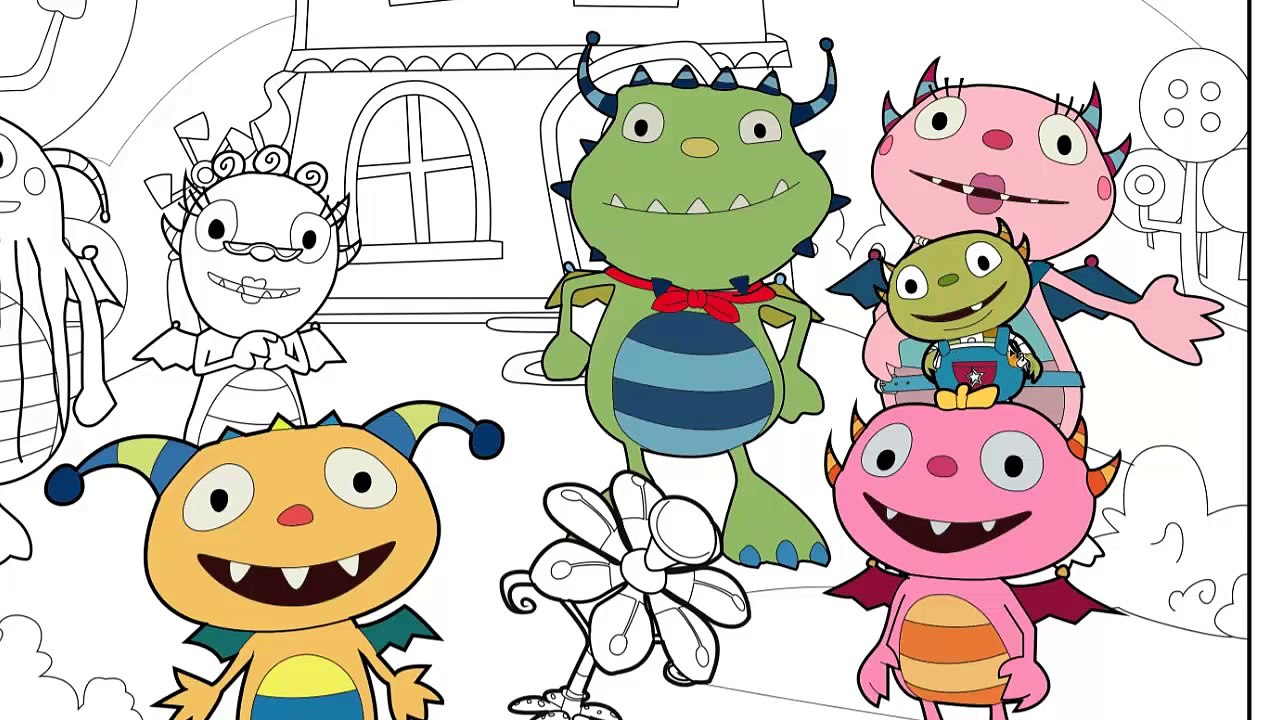 Henry el Monstruo Feliz en Español - Coloreando a la Familia de Henry el Monstruito