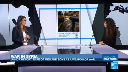 War in Syria: UNHCR reports rape of men and boys as a weapon of war