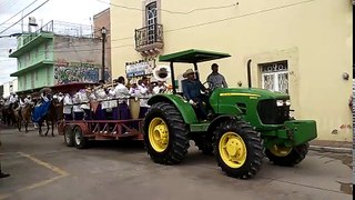 Desfile de ganaderos en la feria de Santiago Papasquiaro, Durango. Julio 2017