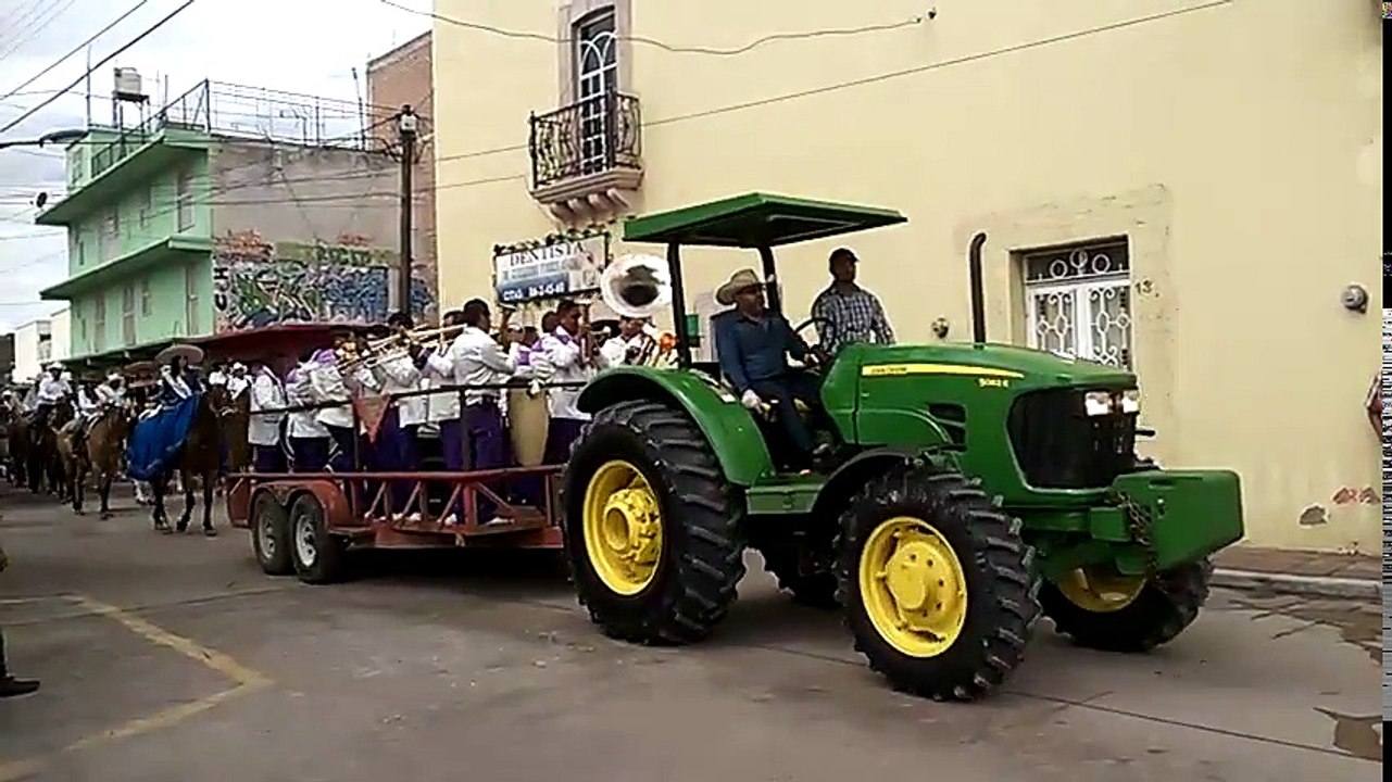 Desfile de ganaderos en la feria de Santiago Papasquiaro, Durango. Julio 2017