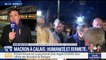 Calais: Emmanuel Macron défend sa politique d'immigration